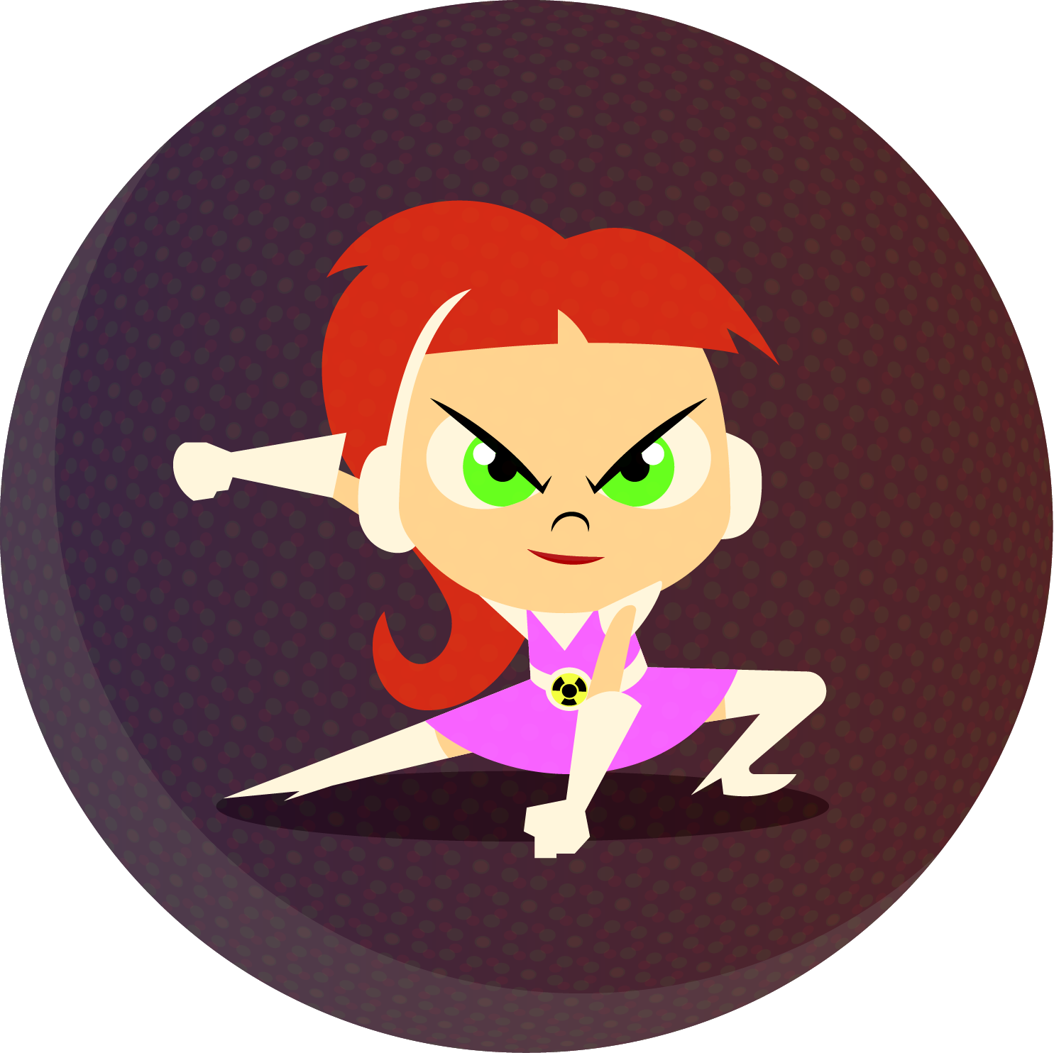 Cielokity 21 5 Atomic Betty Vector By Liracrown - Cartoon (1485x1484)