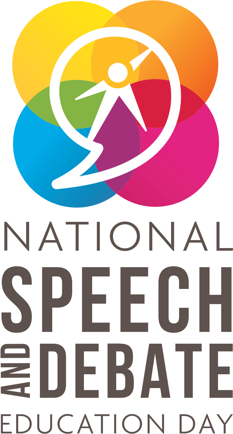 Vertical Logo - National Speech And Debate Education Day (853x1529)