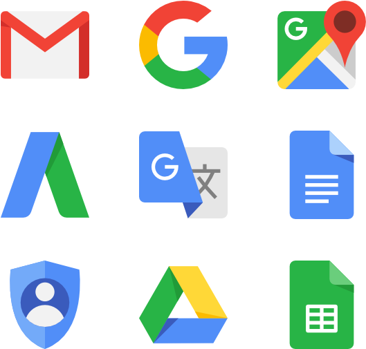 Google - Google Products Logos Png (600x564)