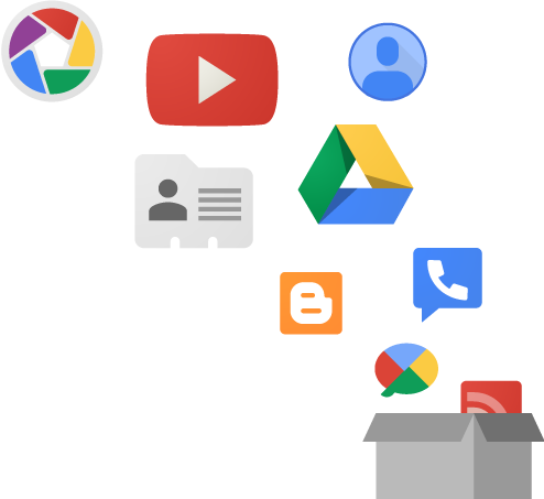 Google Takeout Logo - Google Takeout (494x453)