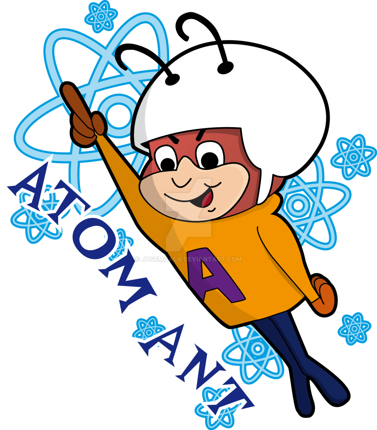 Atom Ant By Josemgala Atom Ant By Josemgala - Adam Ant Cartoon Character (1280x1460)