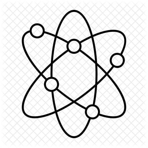 Atom Icon - Energy Symbol (512x512)
