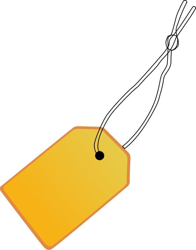 Free Label With String - Etiqueta De Preço Png (626x800)