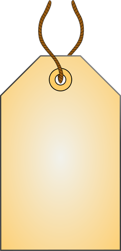 Tag With A Rope Vector Image - Labels Clip Art (241x500)