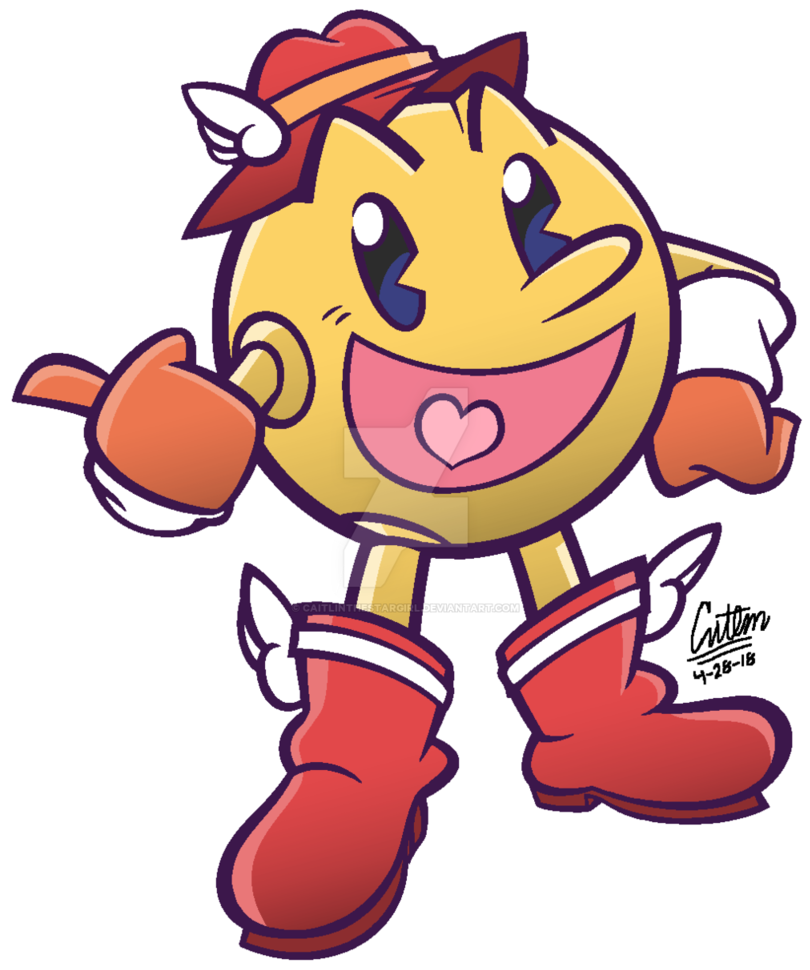 Here Comes Pac Man - Pac-man (820x975)