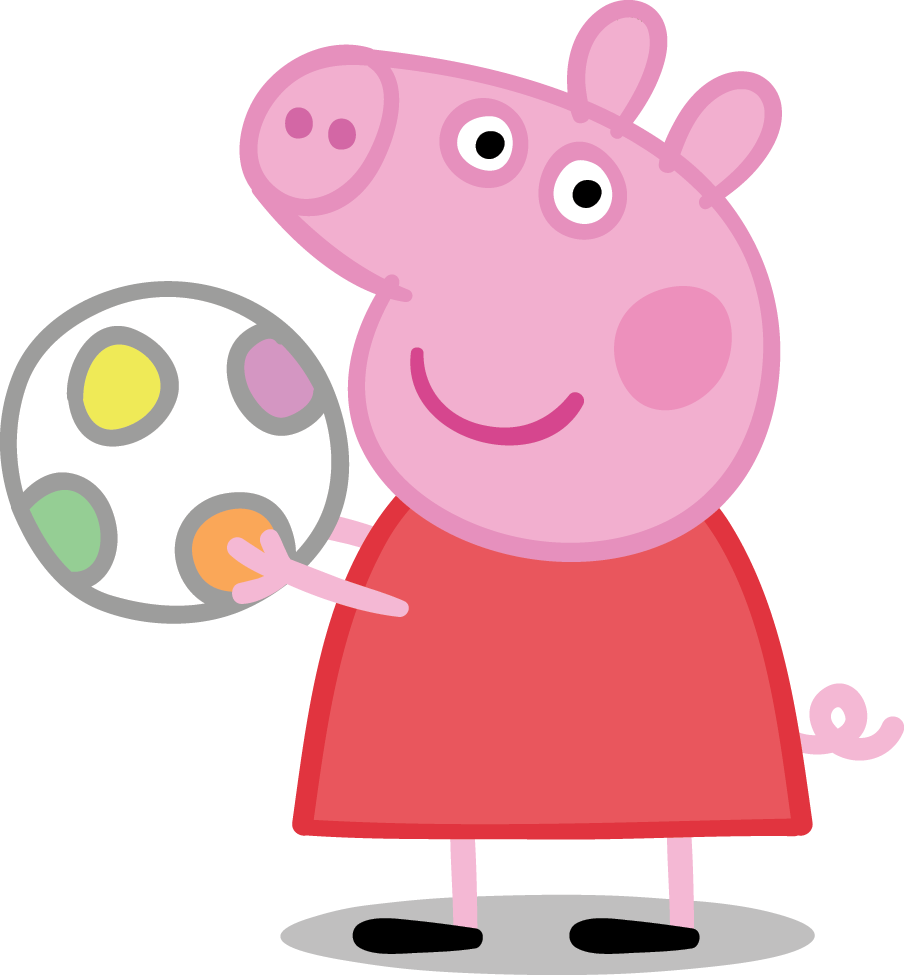 Characters - Peppa Pig Jumping In Muddy Puddles (904x975)