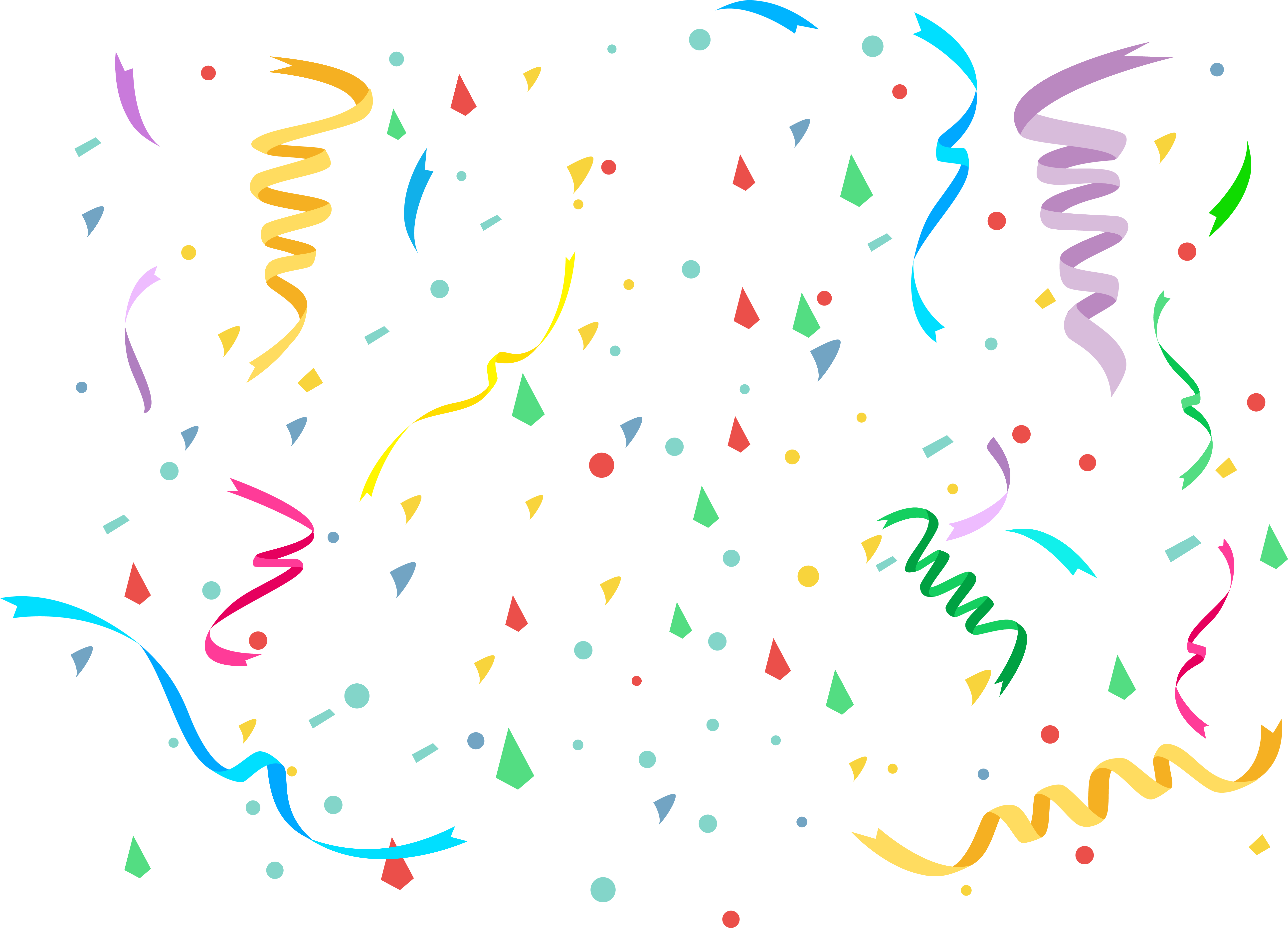 Confetti Png Clipart Image - Birthday Cake Icon (5372x3871) .