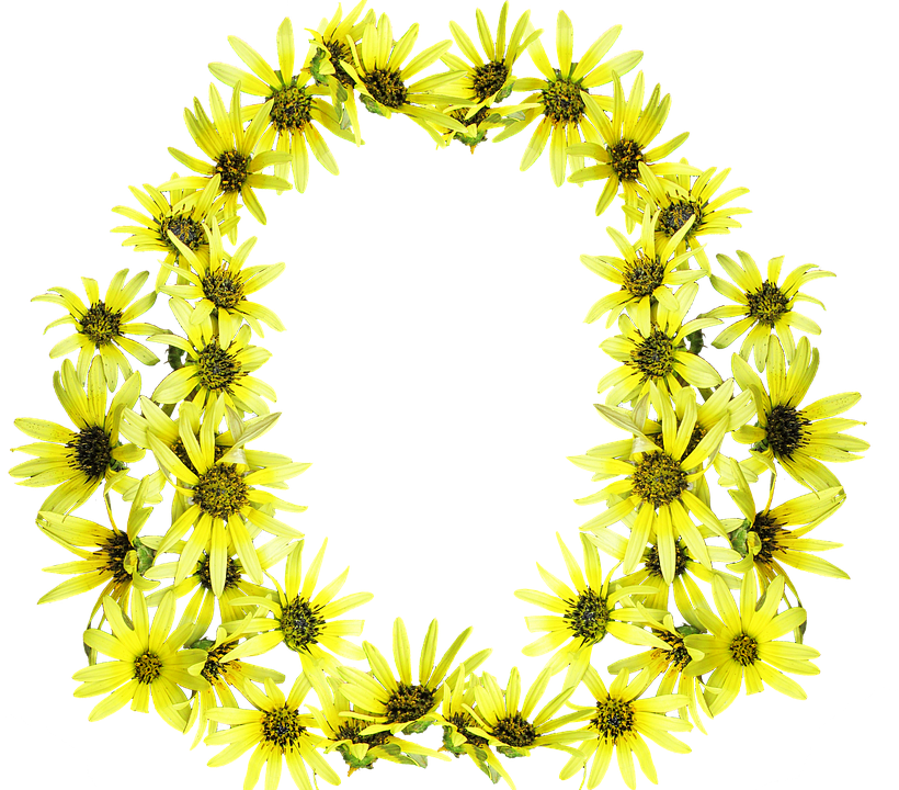 Wildflower Frame Cliparts 12, - Design (820x720)