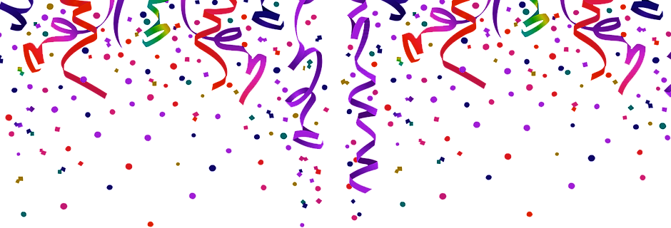 Party Decoration - Confetti Background Png (940x320)