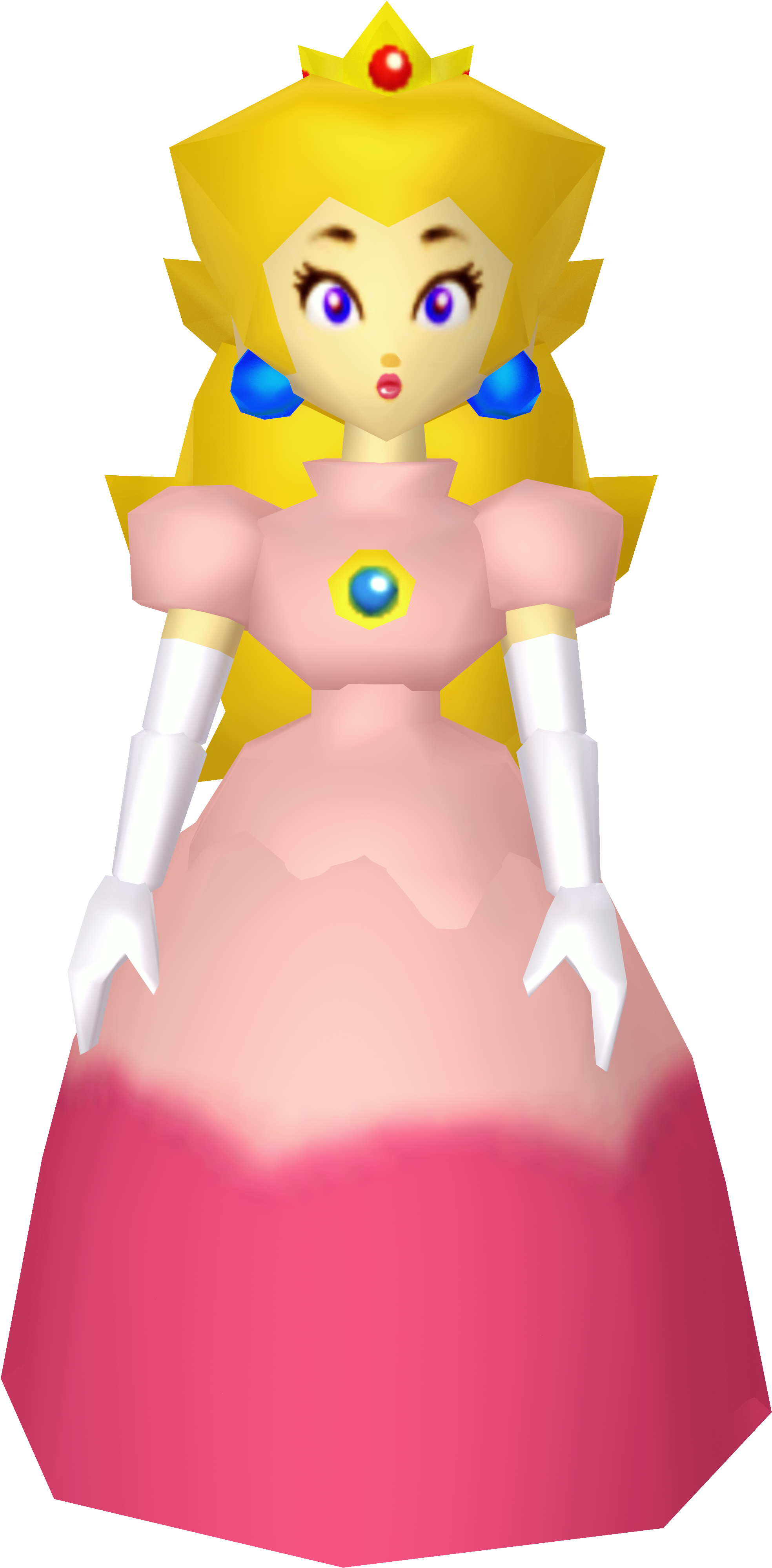 N64 Sm64 Peach Render 4k By Arrow 4 U-d89u7ii - Super Mario Princess 64 (4000x4483)