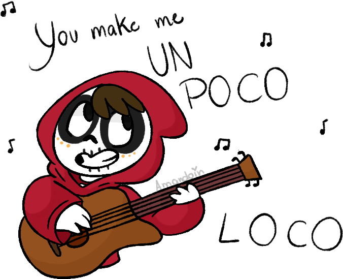 Miguel From Coco By Amandoin - Fanarts Coco Miguel (765x603)