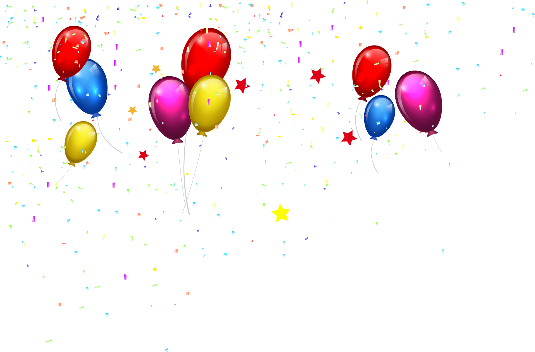 Birthday Cake Happy Birthday To You Clip Art - Balloon Border Png (1856x1284)