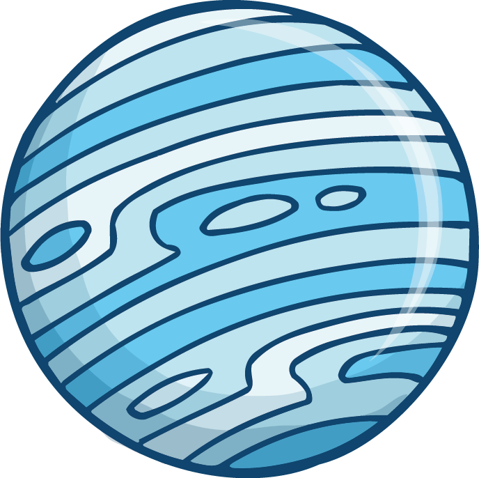 Jupiter Planet Mercury Uranus Clip Art - Uranus Clipart Planet (688x686)