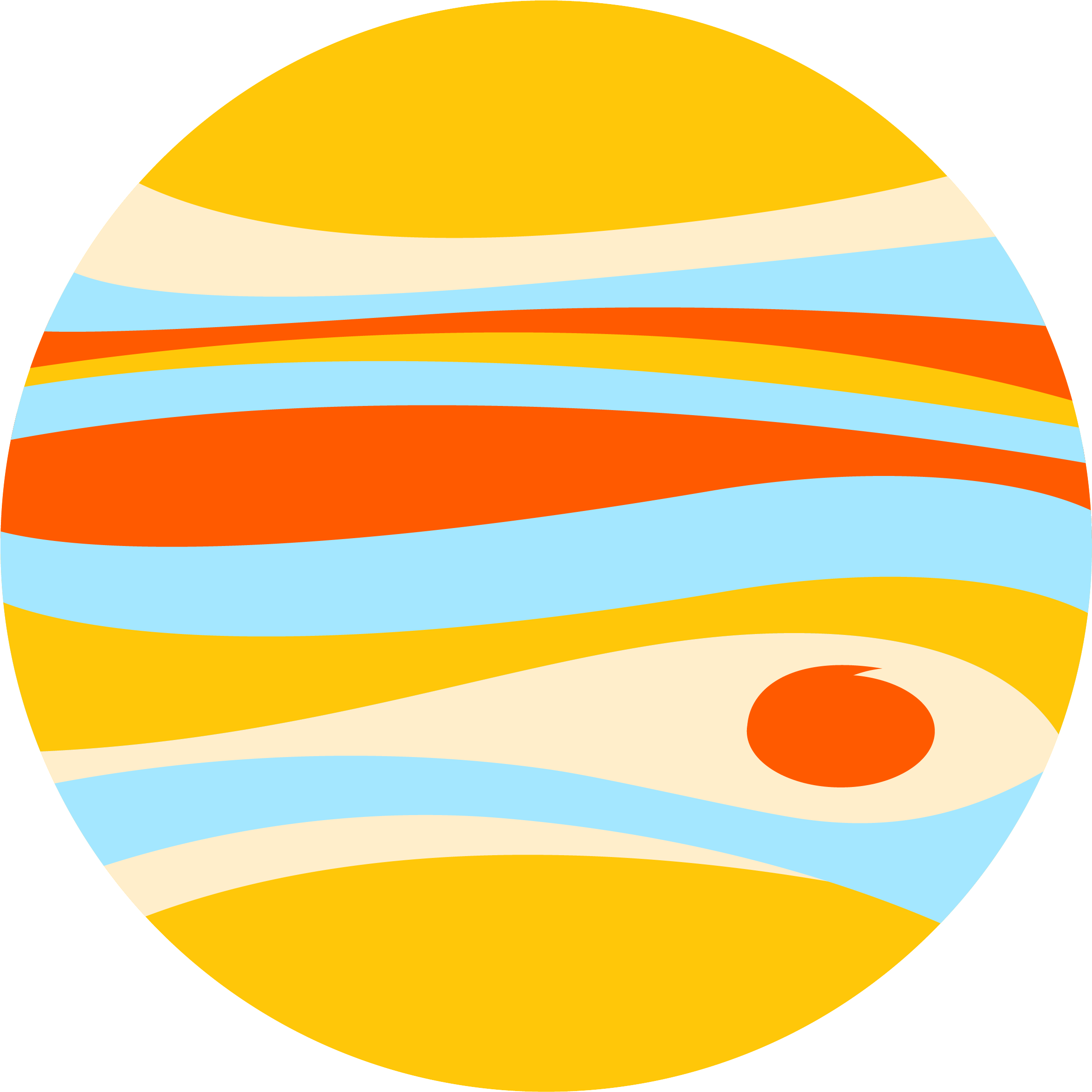 Download Jupiter - Circle (2664x2369)