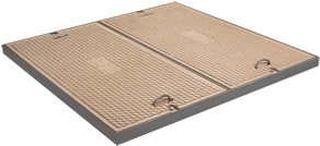 Tapas Y Marco Para Bóveda En Banqueta 150x150cm - Plywood (375x400)