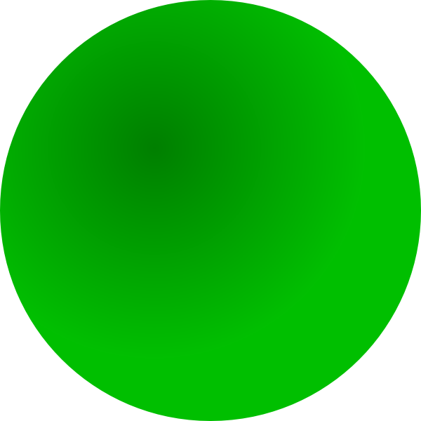 Clip Art Green Ball (600x600)