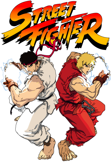 Vinilo Infantil Cartel Street Fighter - Street Fighter (374x545)