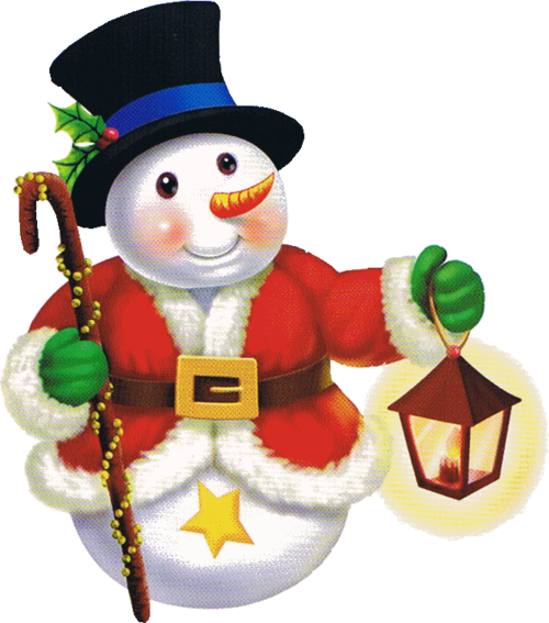 Tubes Noel / Bonhommes De Neiges - Clip Art (500x567)
