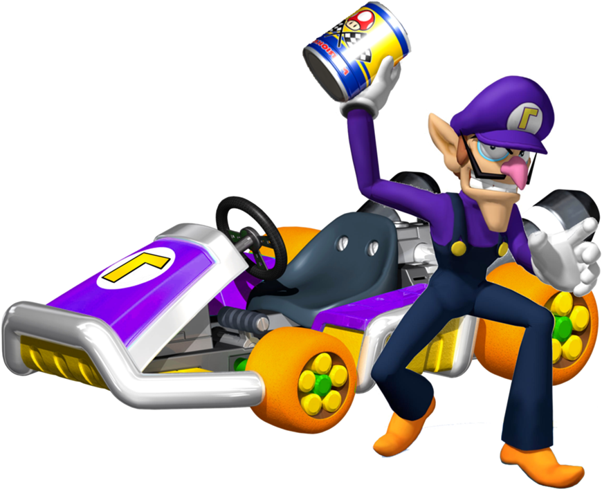 Mario Kart 7 Waluigi.