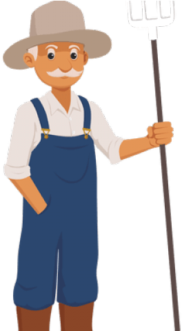 Cartoon Farmer - Cartoon Farmer Png (640x480)