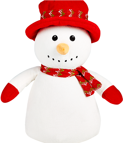 Snowman Cubbie Embroidered With Your Special Message - Baby's First Christmas, Snowman In A Top Hat (462x500)