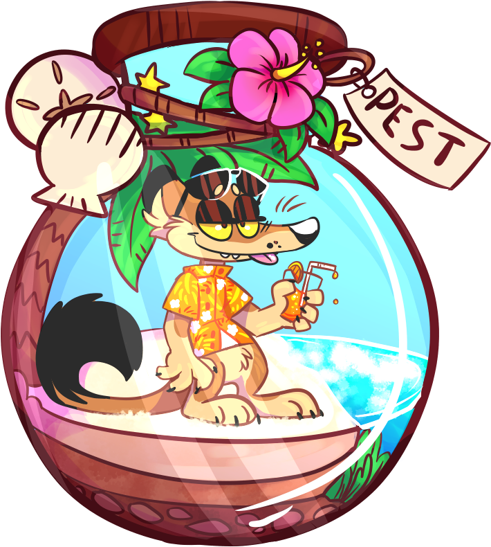Biodome Badge By Shoutmilo - Cartoon (800x800)