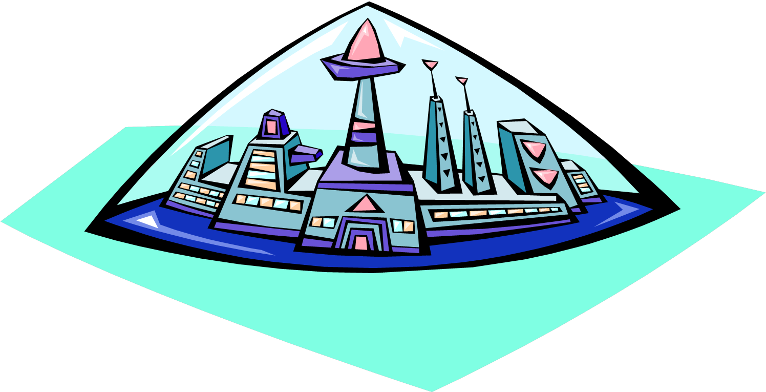 Science Fic - Future City Clip Art (1503x780)
