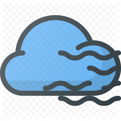 Foggy Weather Icon - Illustration (512x512)