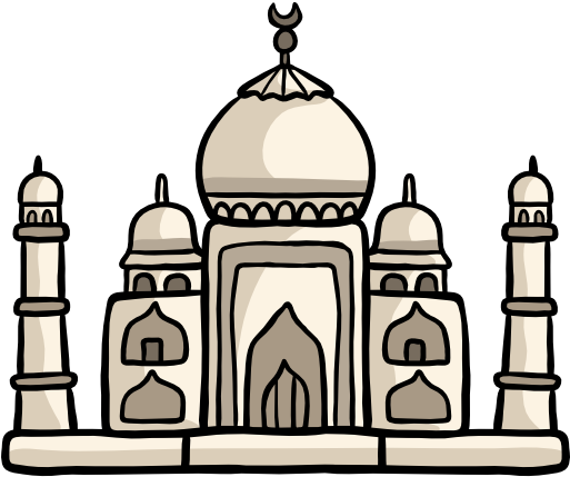 Taj Mahal Free Icon - India (512x512)