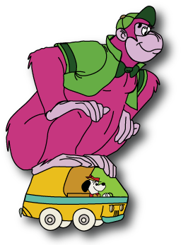 Grape Ape And Beegle Beagle By Domejohnny - The Great Grape Ape Show (360x360)