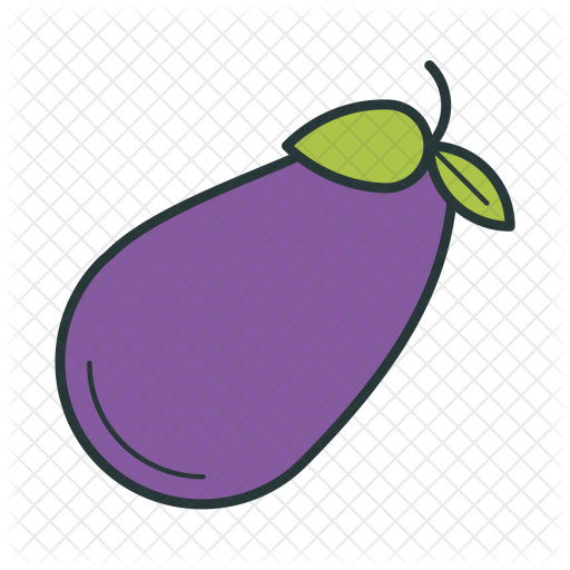 Eggplant, Vegetable, Food, Agriculture, Garden Icon - Lion Des Flandres (512x512)