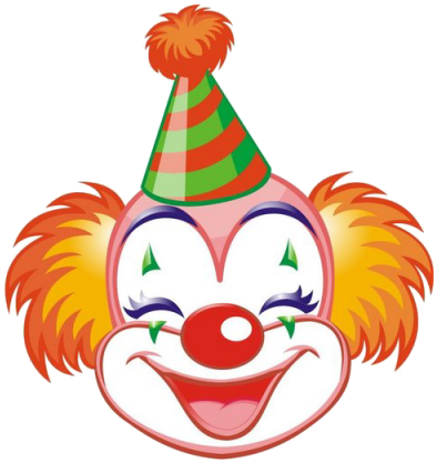 Molduras Carnaval E Palhaços Em Png - Clown Face Clipart (400x480)