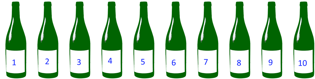 Bottles, Green, Ten, Labels, Drink - Drink (1292x340)