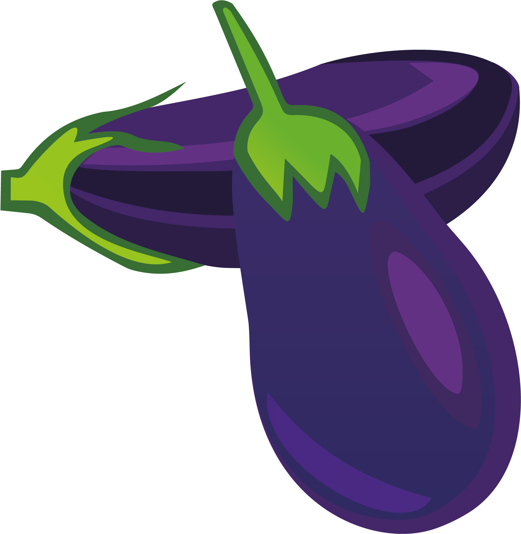 Euclidean Vector Fruit Eggplant Clip Art - Euclidean Vector Fruit Eggplant Clip Art (2026x2133)