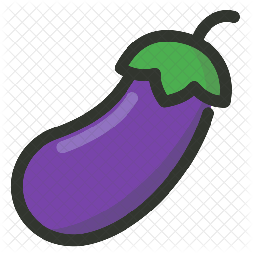 Eggplant Icon - Egg Plant Emoji Png (512x512)
