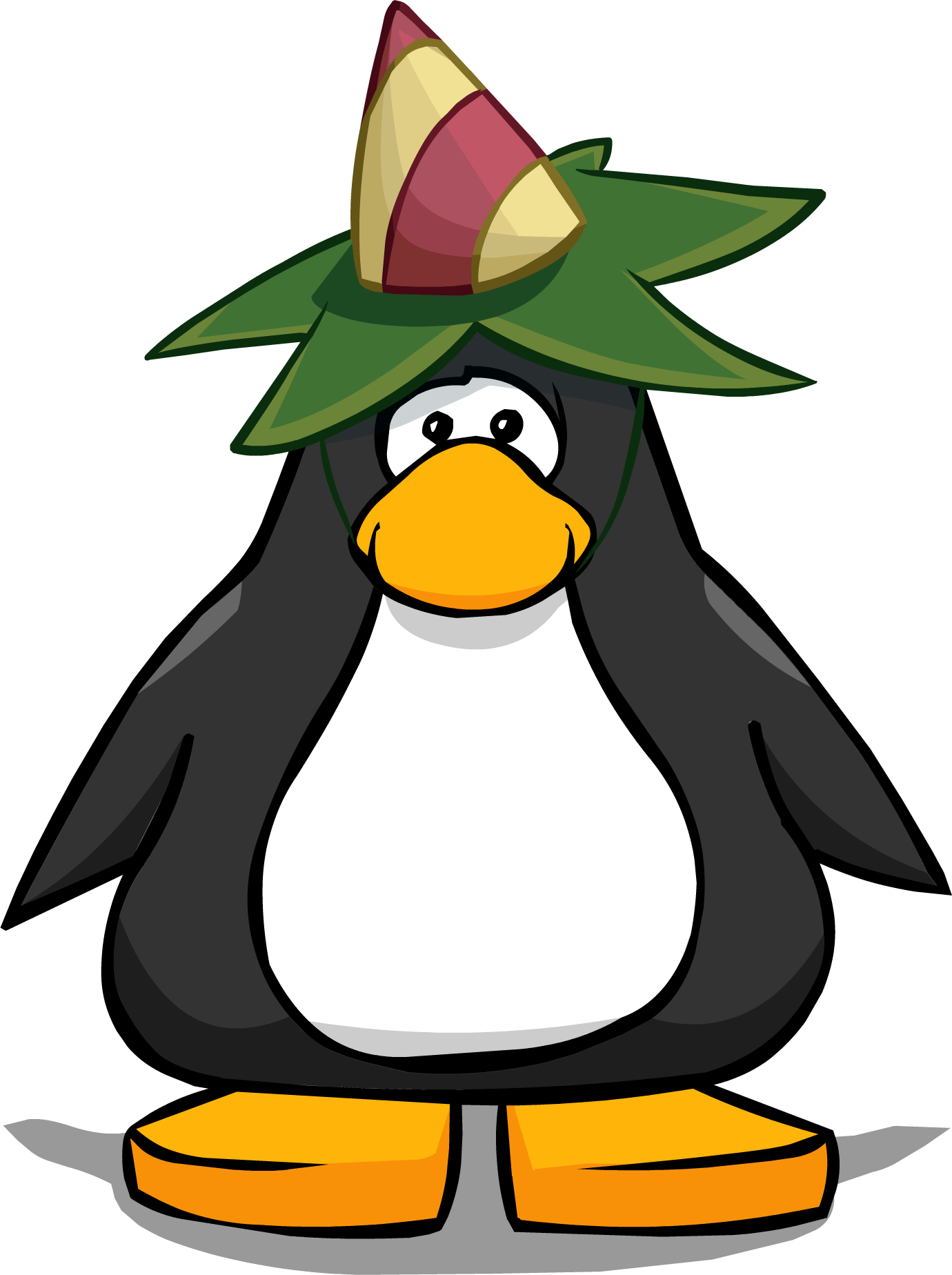 Wooden Party Hat On A Player Card - Putting On Clothes Animation (1380x1848)