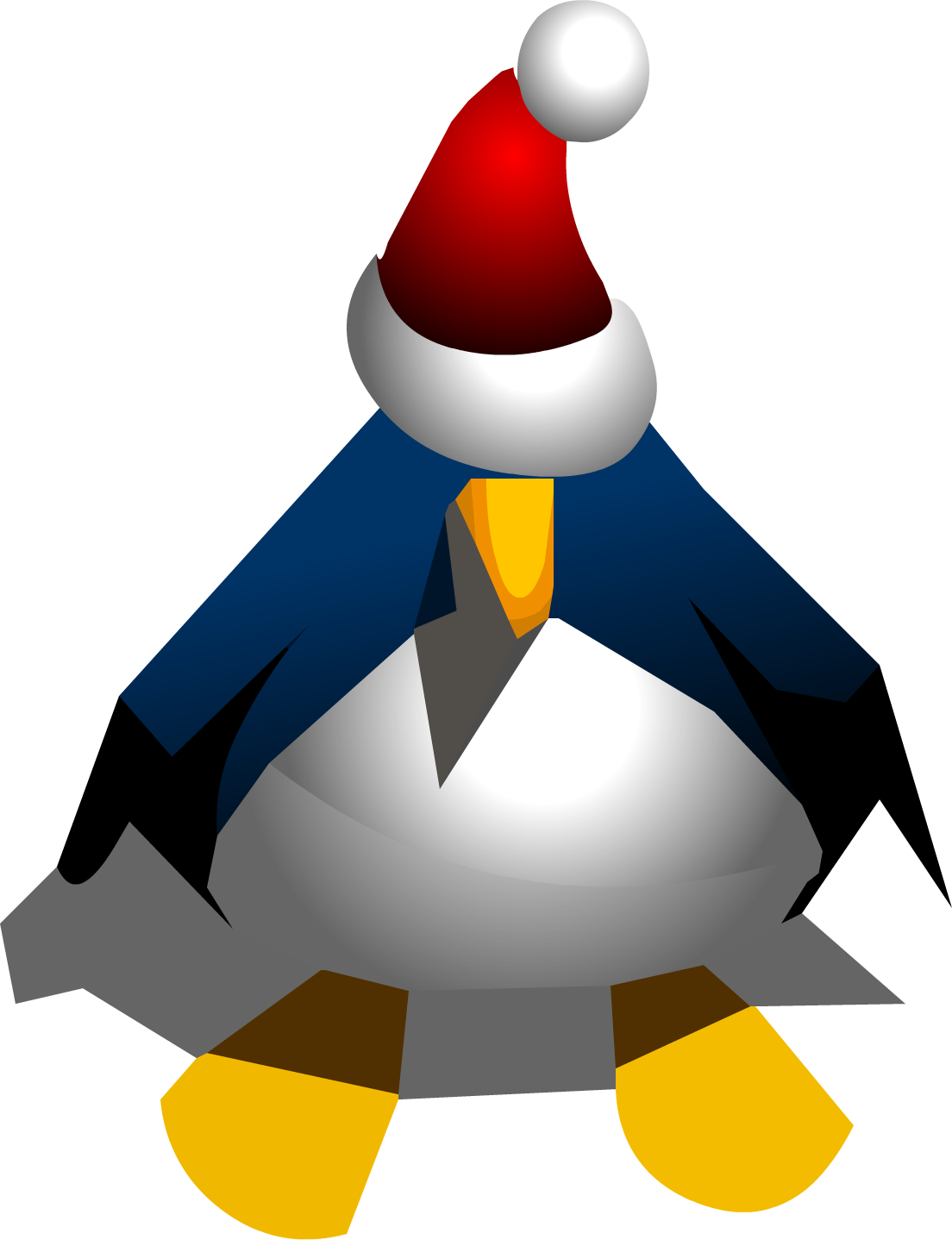 Santa Hat Clipart Club Penguin - Club Penguin Beta Hat Ingame (1104x1438)