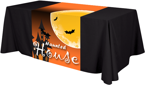 Halloween Table Cover - Impact Custom Table Cover Throw - 8' Loose (full Digital (600x600)