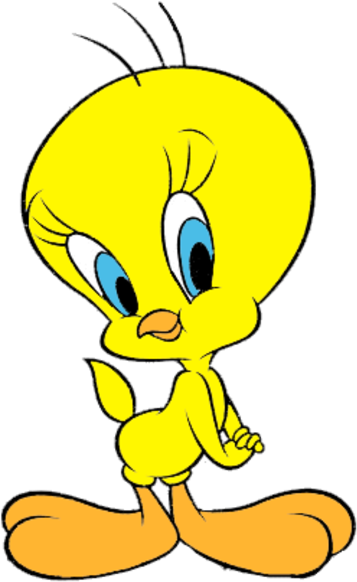 Tweety Looney Tunes Cartoon Drawing Clip Art - Coloring Tweety (760x1232)