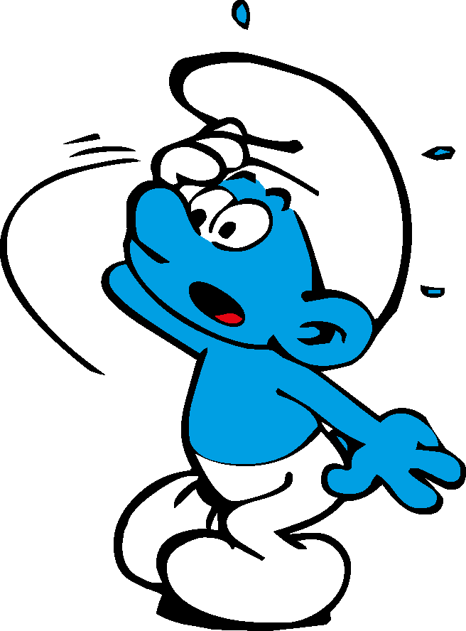 The Smurfs Characters Vector Vector Eps Free Download - Under The Smurf Heat (656x888)