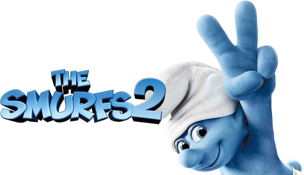The Smurfs Logo Png - Smurfs 2 Movie Novelization (1000x562)