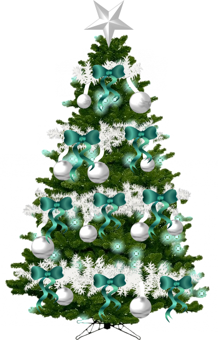 Sapin De Noël - Sapin De Noel Décoré (426x664)