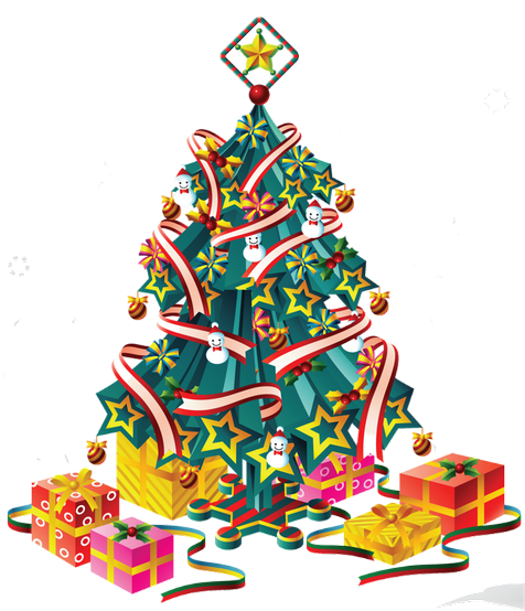 Sapin De Noël - Imagenes De Diapositivas Para Navidad (500x555)