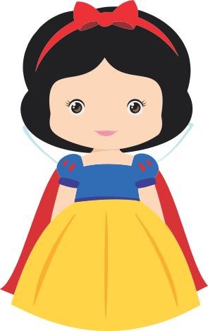 Moldes, Vetores, Imagens E Figuras - Princesa Blanca Nieves Bebe (295x469)
