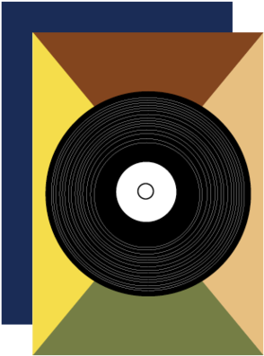 Retro Record - Circle (343x480)