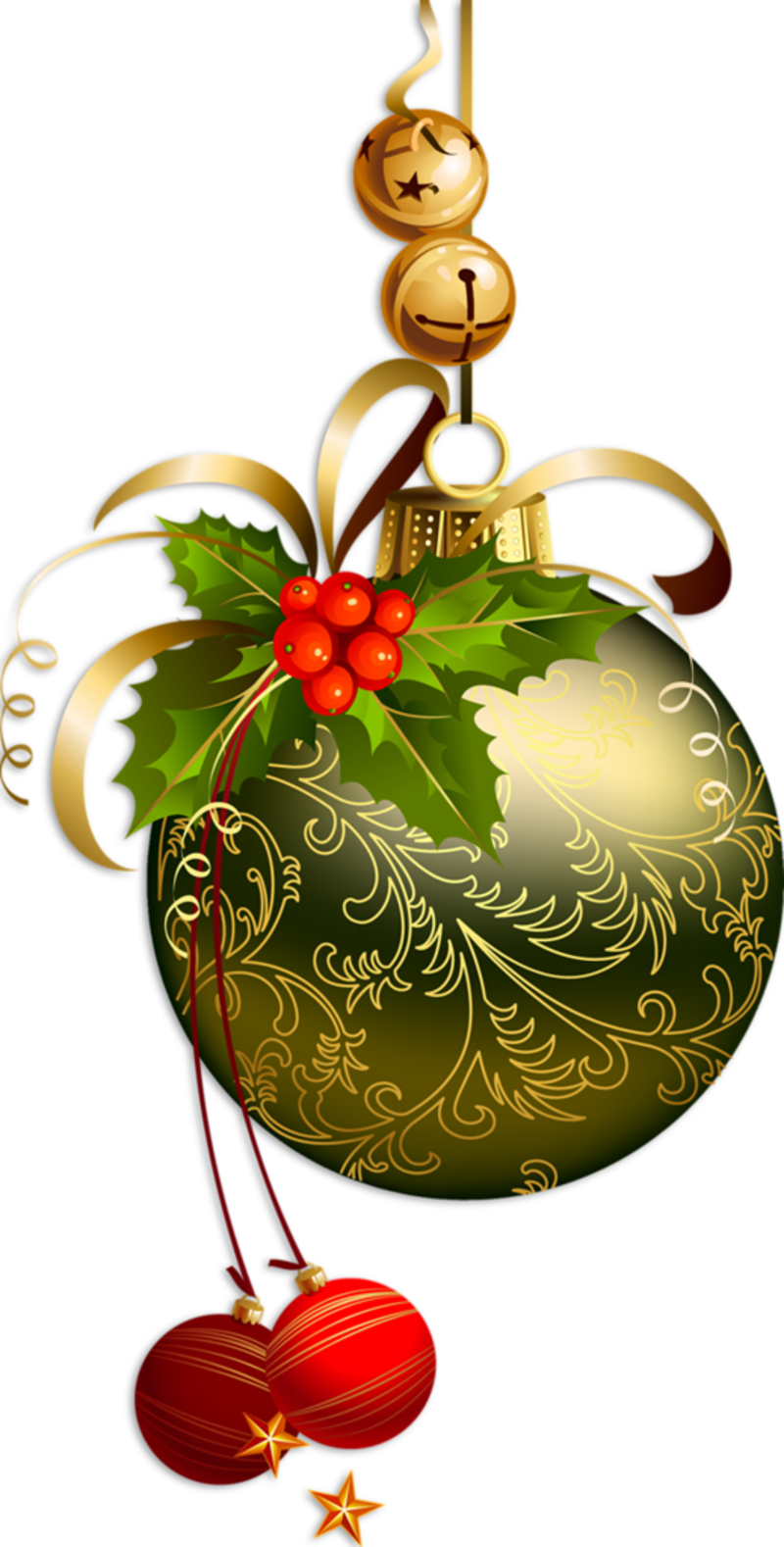 Decos De Noel - Christmas Clipart Transparent Background (800x1578)