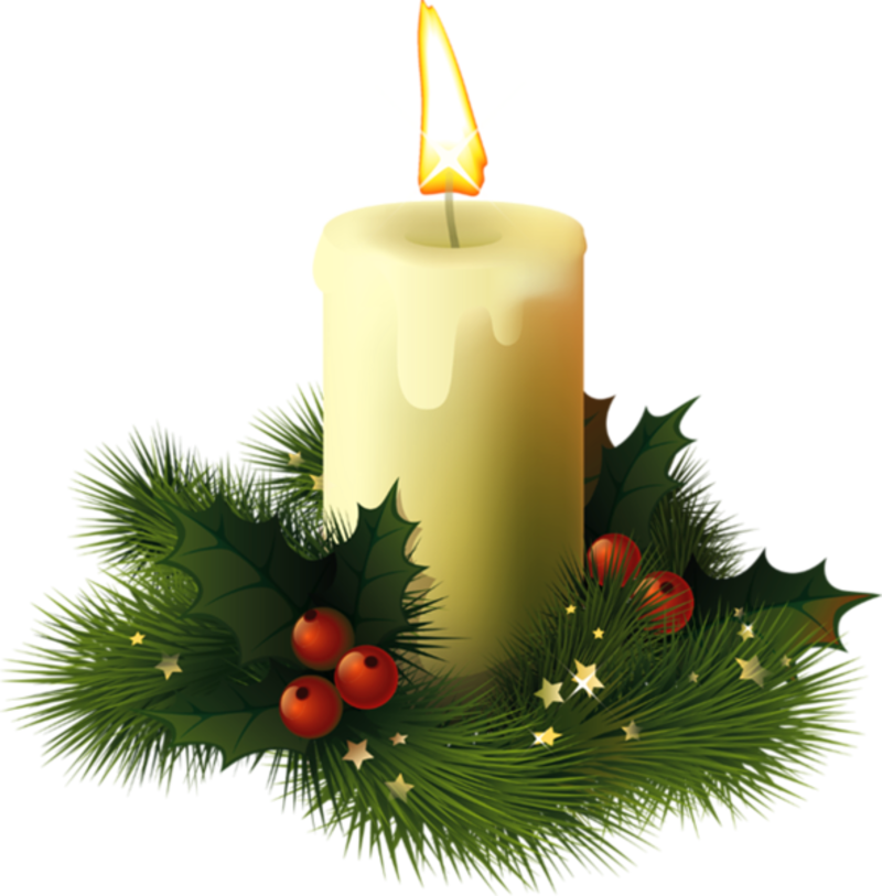 Christmas Candles Png (800x813)