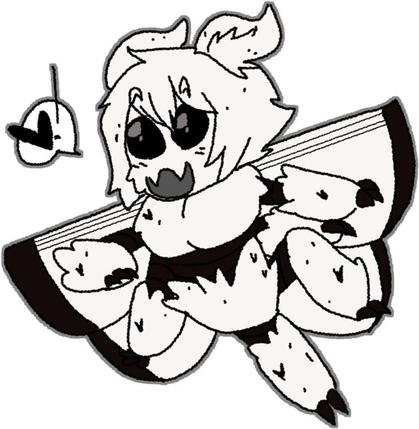 Ocs // Moth Boy Ascends By Fenrirdrive - Cartoon (894x894)