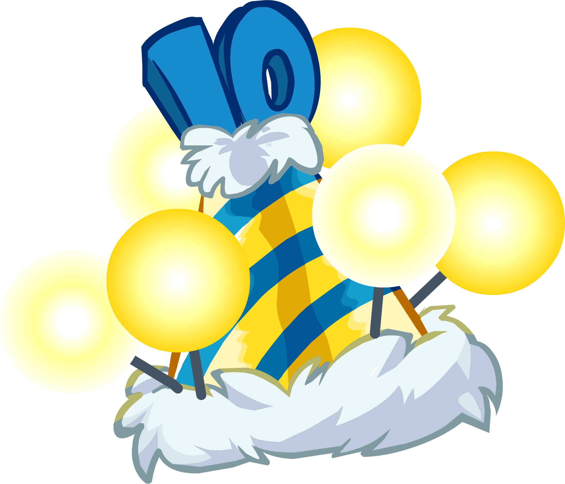10th Anniversary Hat - Club Penguin 10th Anniversary Hat (2263x1939)