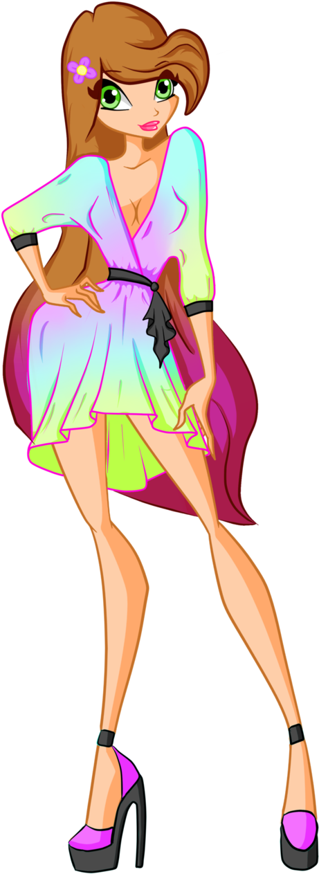 Fashion Week Round 1 By Xxmaria-winxxx - Illustration (608x1315)